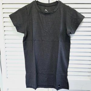 NWT ROKWOLF LOUNGE TEE IRON GATE PIMA COTTON/MODAL/SPANDEX WORKOUT WEAR X-SMALL